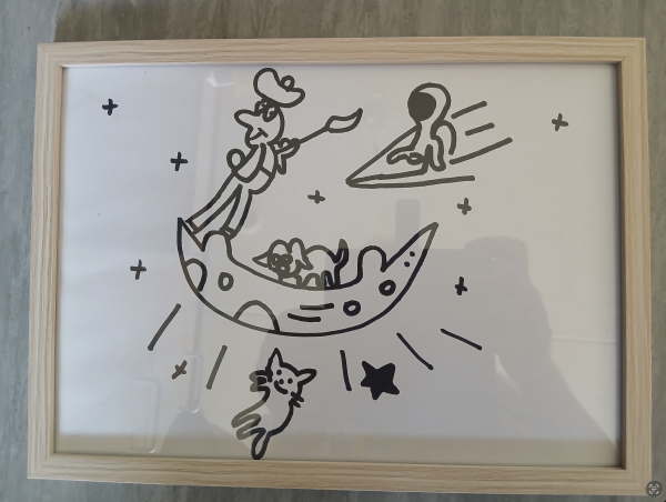 Dog Artist op de Maan