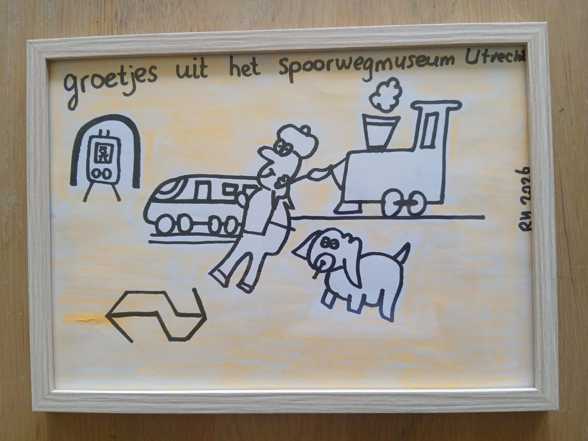 Groetjes uit het Spoorwegmuseum Utrecht