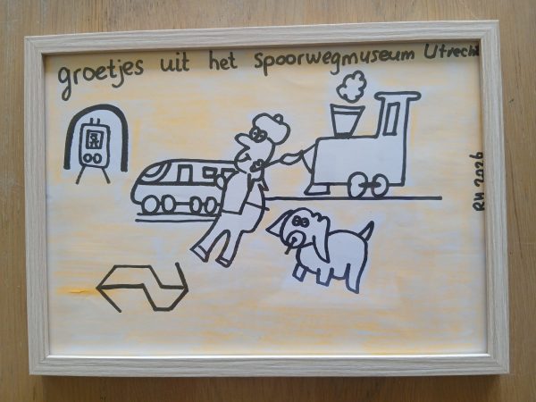 Groetjes uit het Spoorwegmuseum Utrecht